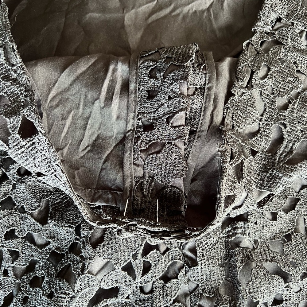 $10 Saturday Savings! 🛍J Crew Dressy Lace Black Elegant Skirt - Picture 7 of 11